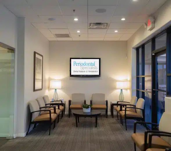 Periodontal Specialists waiting room in Scottsdale